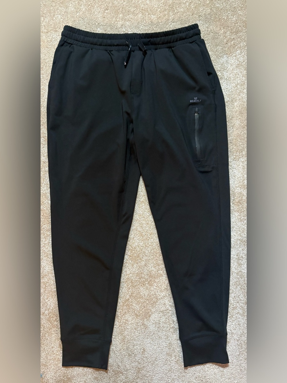 Beachly Black Performance Joggers/Lounge Pants Size Large